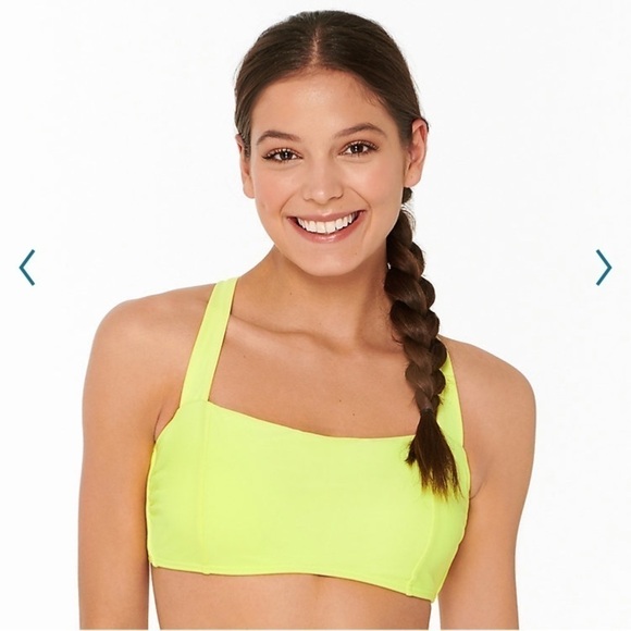 Neon yellow bikini top - Picture 1 of 4